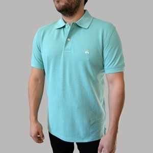 Brooks Brothers 1818 Slim Fit Polo Shirt - Off Green